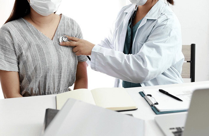 Consulta médica de Infectología